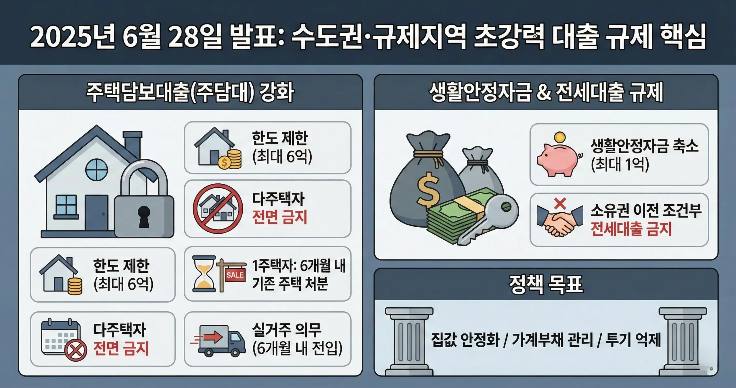 6.28 부동산 대책 발표 내용 요약