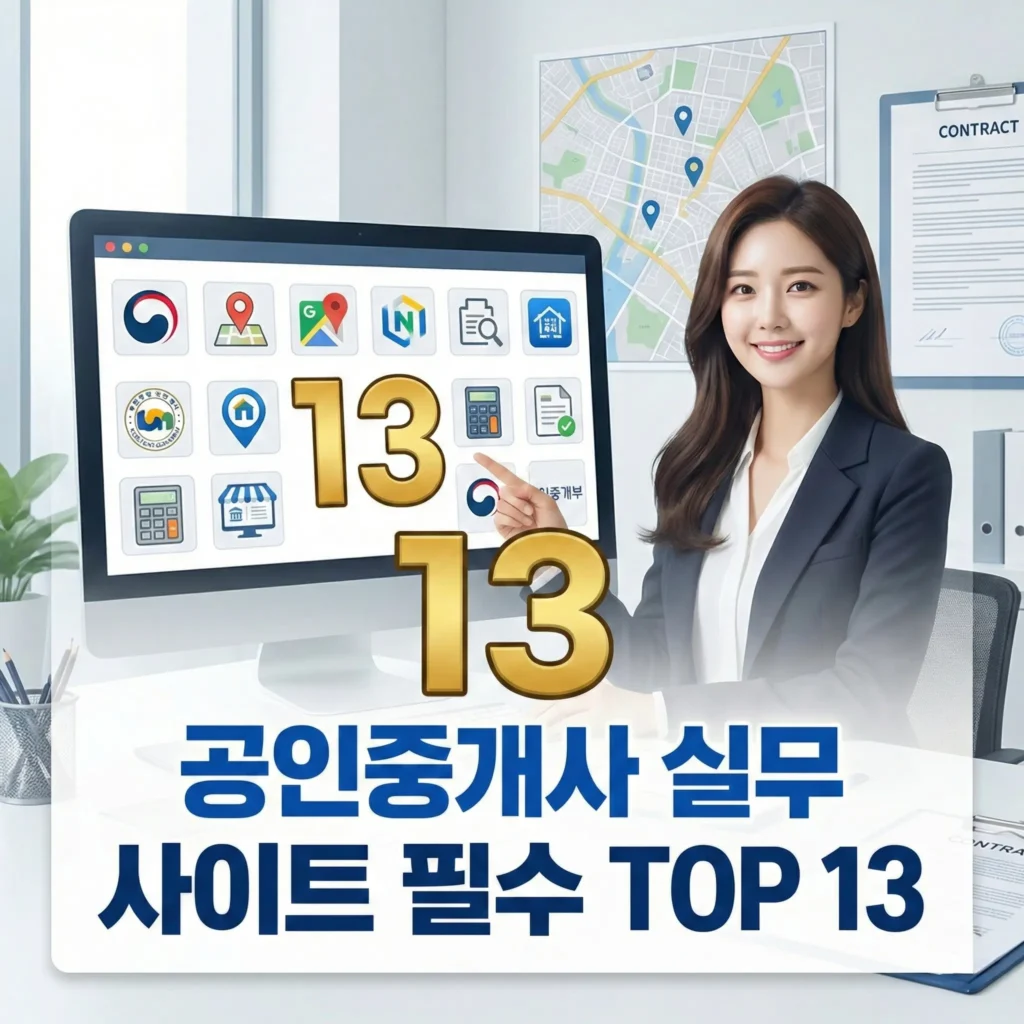 공인중개사 실무 사이트 필수 TOP 13