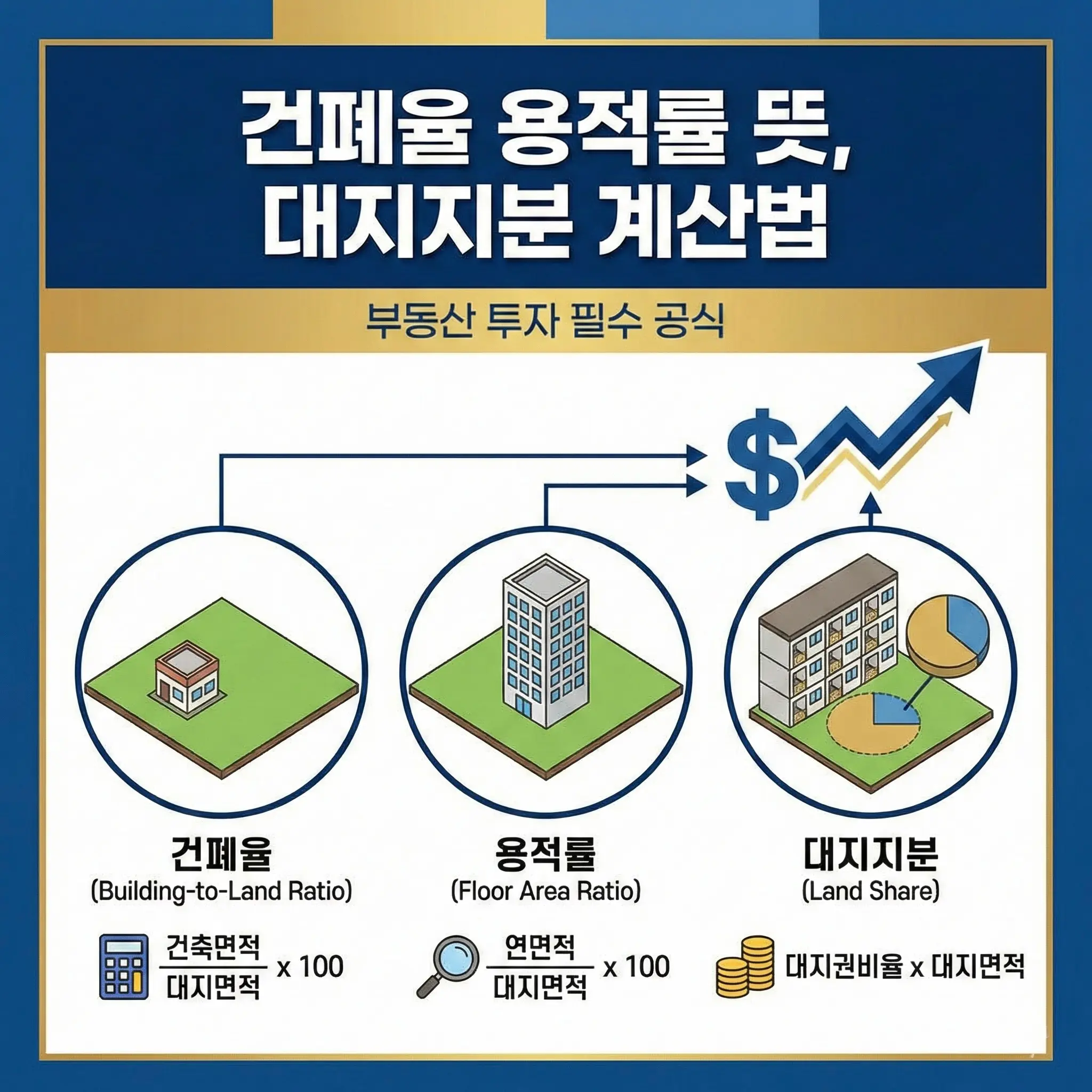건폐율 용적률 뜻, 대지지분 계산법 부동산 투자 필수 공식
