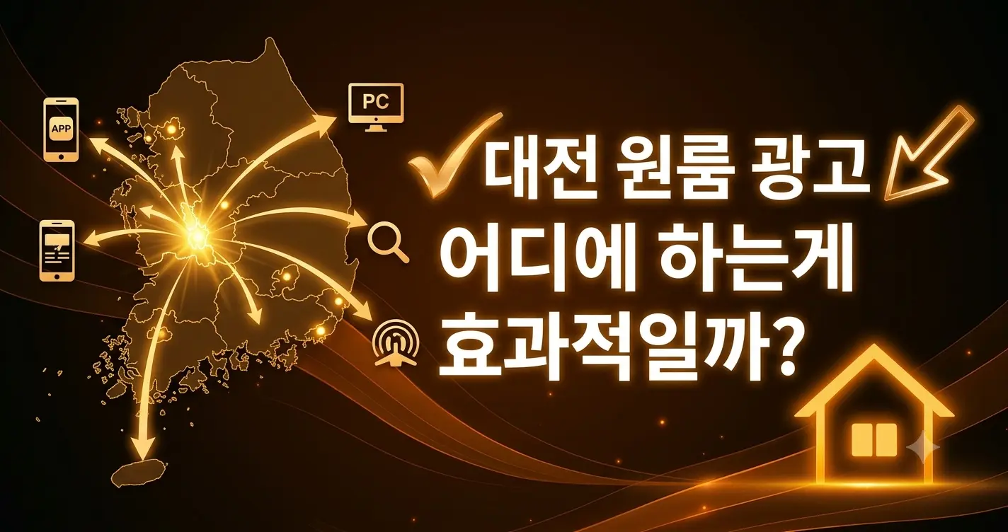 대전 원룸 광고 어디에 하는게 효과적일까?(feat.다방프로 상품 분석 및 공실 회수 전략)