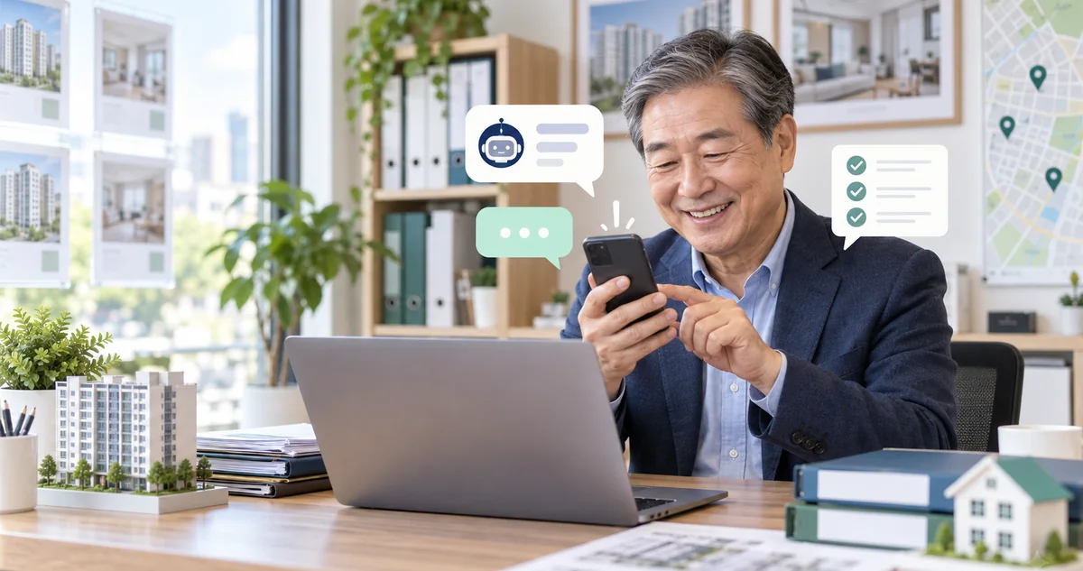 개업공인중개사 ChatGPT 처음 시작하기: 휴대전화로 첫 질문까지 대표 이미지