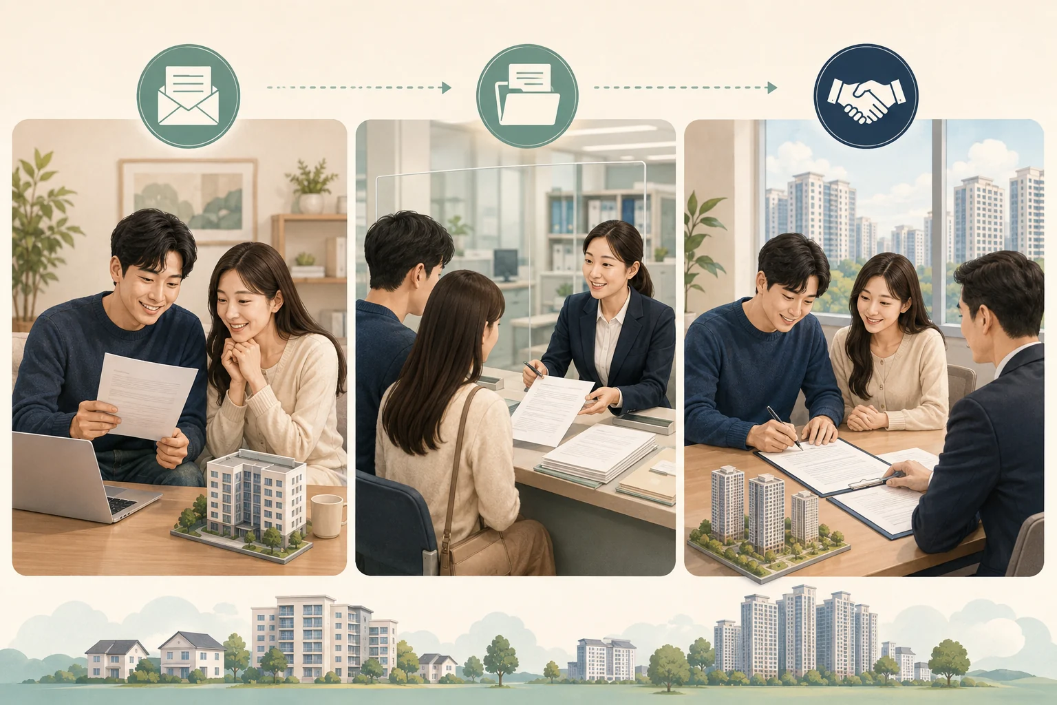청약 당첨 뒤 서류 제출: 처음부터 계약까지 쉬운 순서 단계별 안내