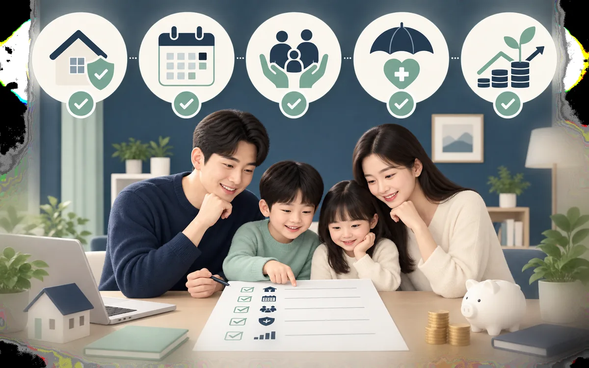 9월 9일 주거 생활경제 정부지원 금융 확인 항목