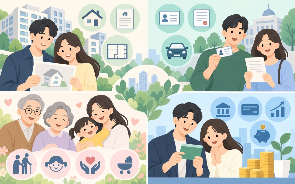 9월 10일 주거 생활경제 정부지원 금융 확인 항목